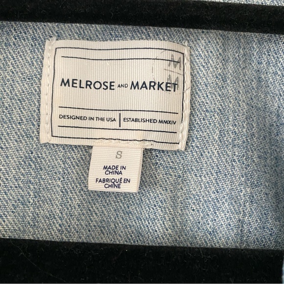 MELROSE AND MARKET DENIM VEST - Picture 4 of 9
